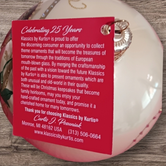 Klassics by kurtis our lady of perpetual blown glass ornament "10cm" - Picture 7 of 9